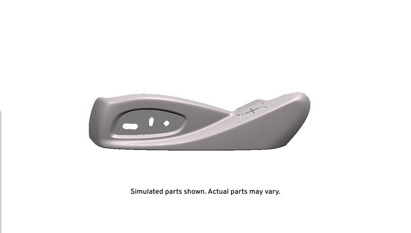 GM Genuine Parts Light Platinum Driver Seat Cushion Outer Finish Cover