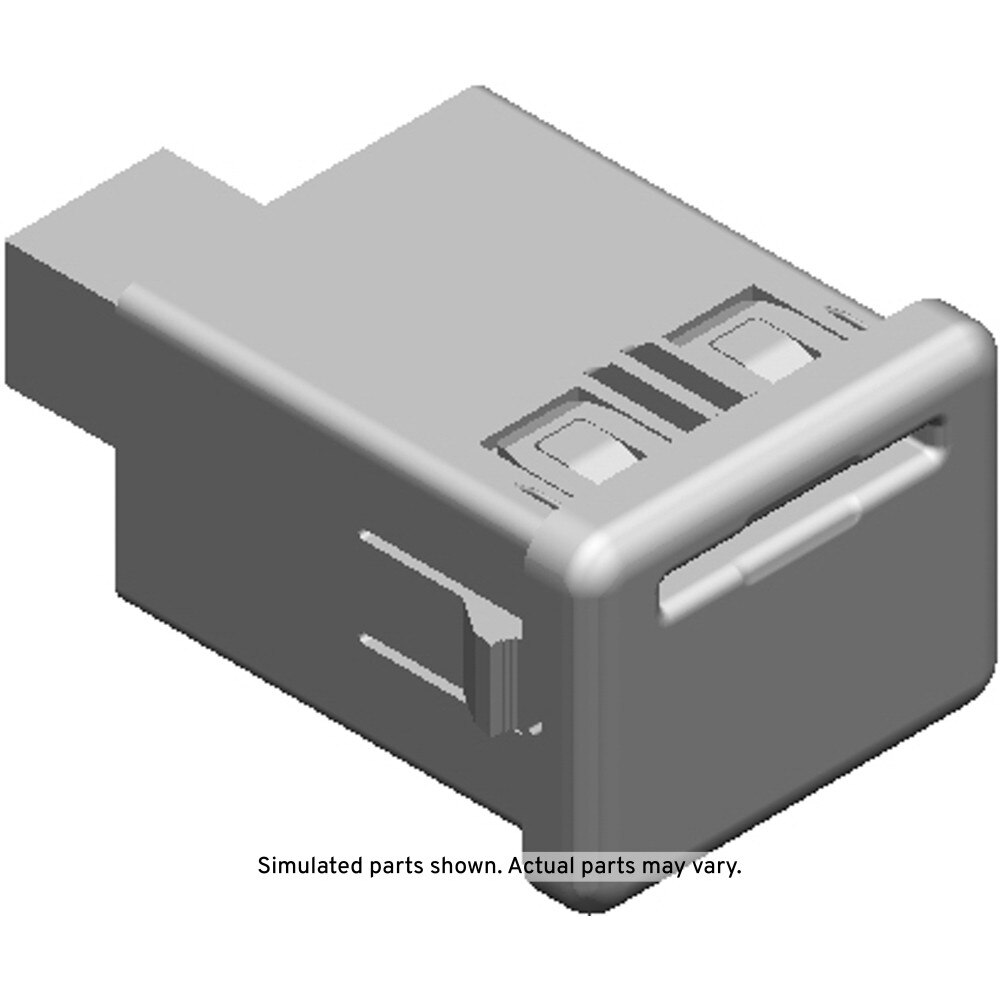 GM Genuine Parts Jet Black Card Reader Receptacle