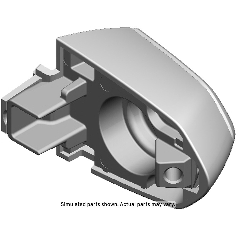 GM Genuine Parts Primed Front Passenger Side Door Lock Cylinder Cap