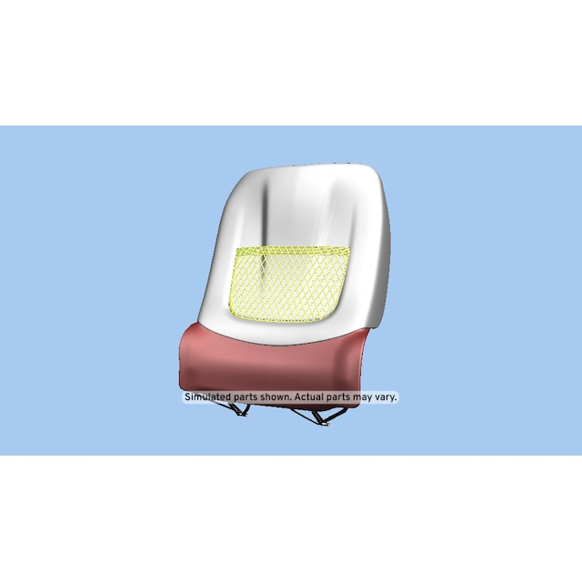 GM Genuine Parts Light Platinum Driver Seat Back Cushion Finish Panel