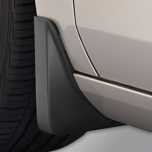 Front Molded Splash Guards in Black
