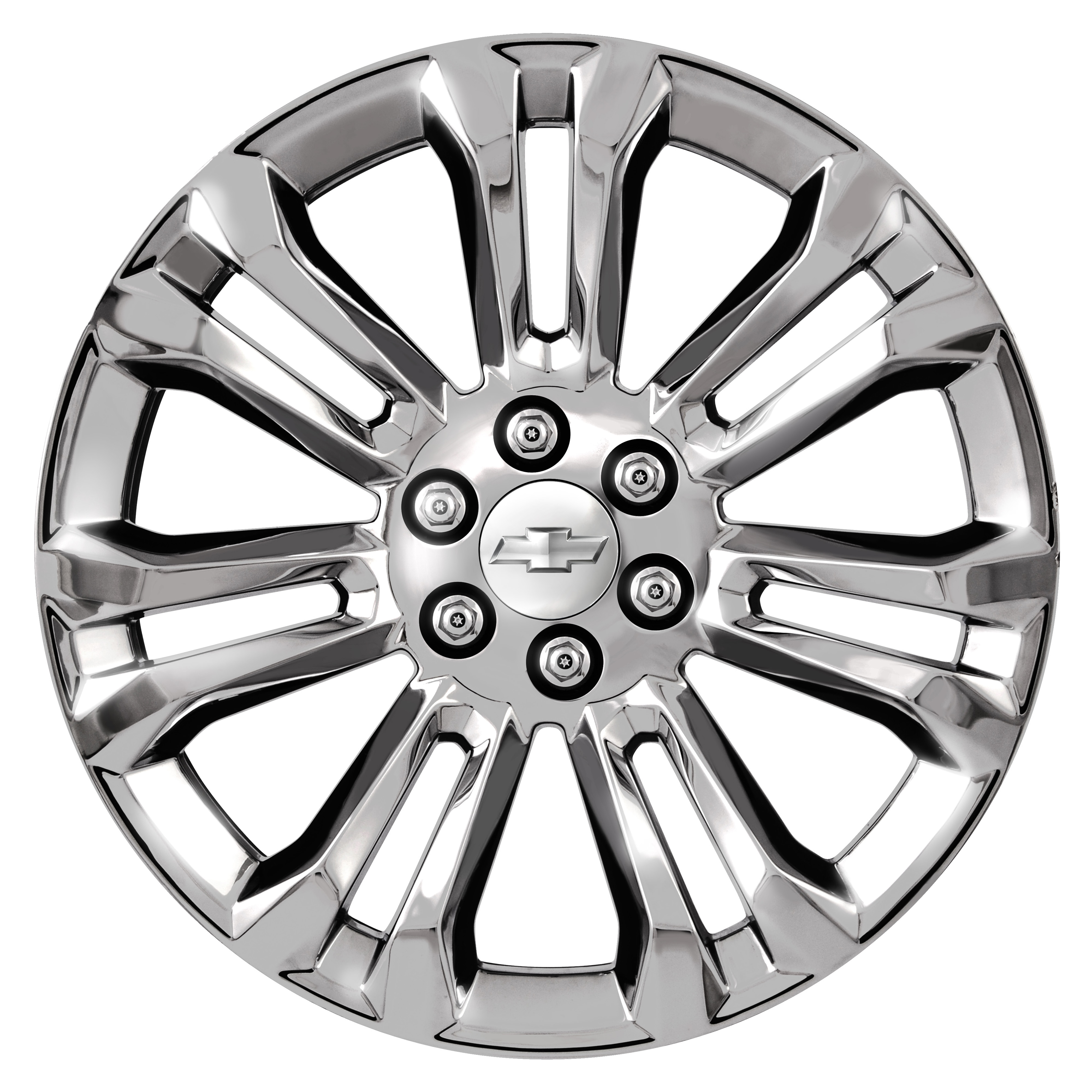 22x9-Inch Aluminum 7-Split-Spoke Wheel in Chrome