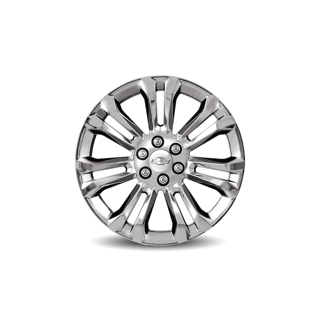 22x9-Inch Aluminum 7-Split-Spoke Wheel in Chrome