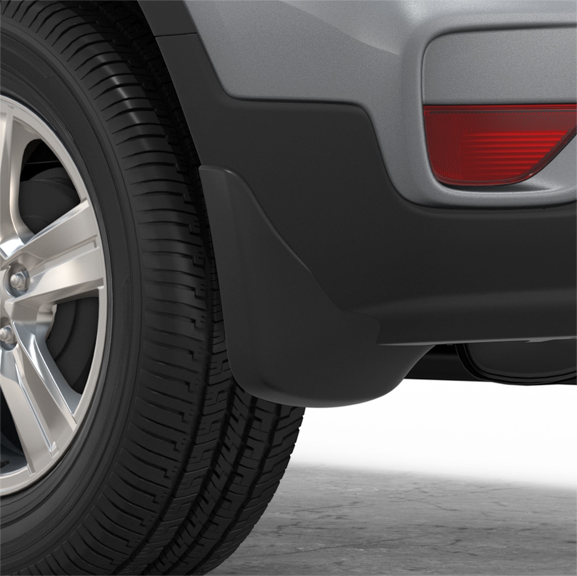 Rear Splash Guards in Black
