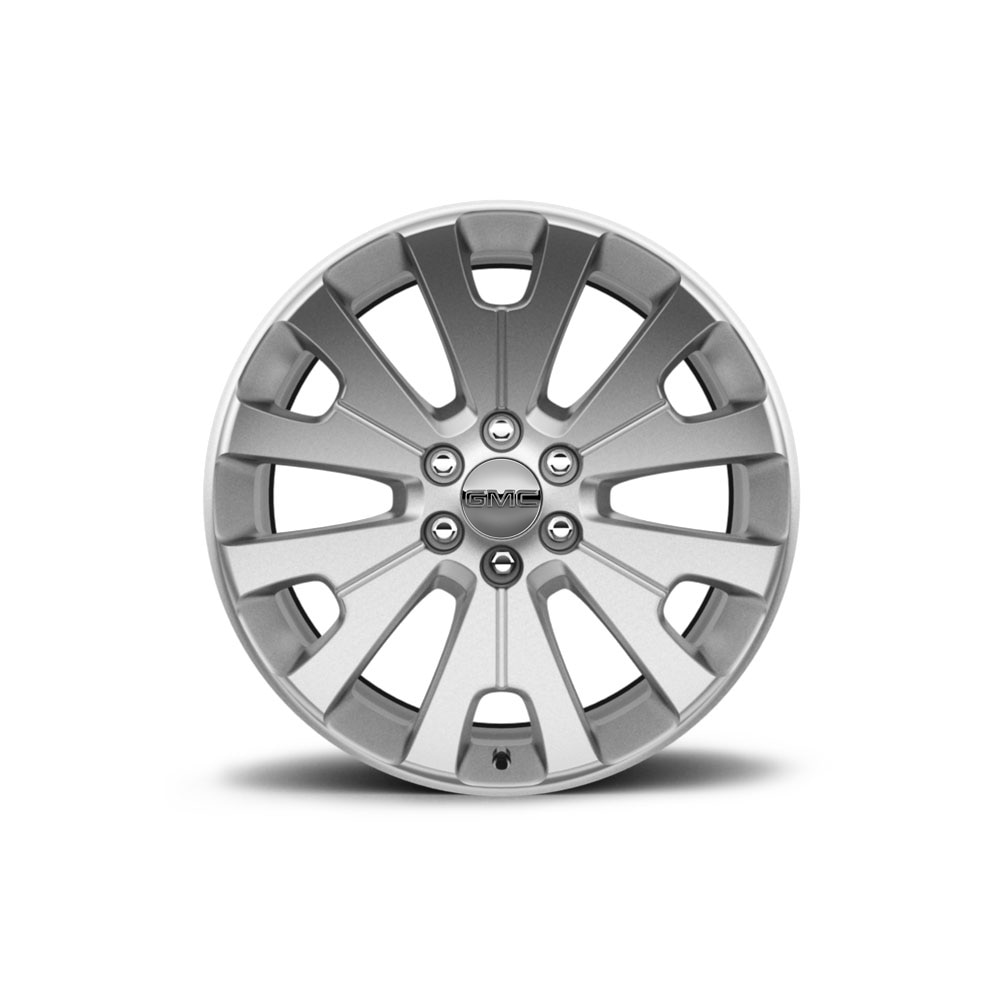 GMC 22x9-Inch Aluminum 6-Split-Spoke Wheel in Ultra Bright