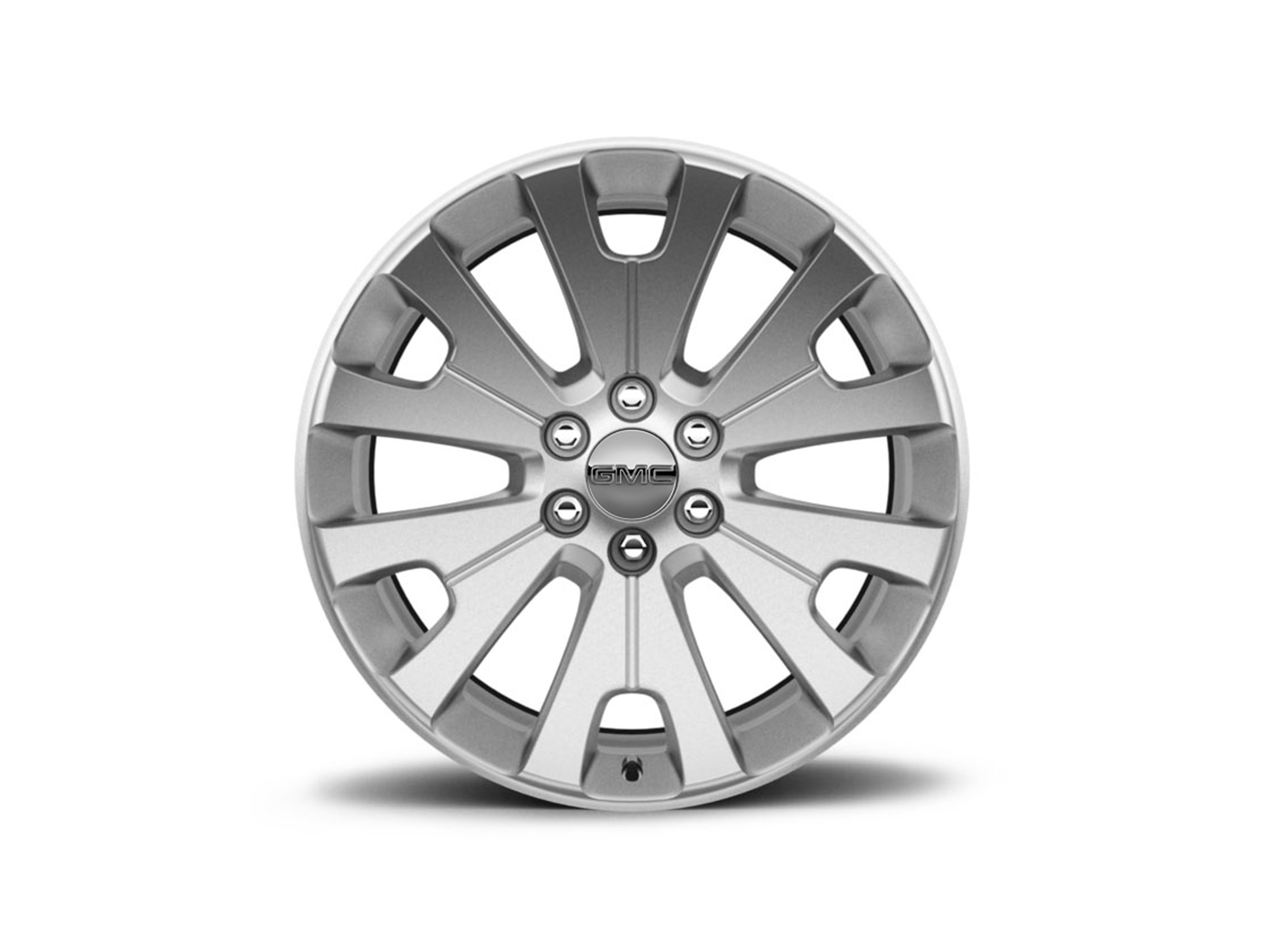 22x9-Inch Aluminum 6-Split-Spoke Wheel in Ultra Bright Machined Silver