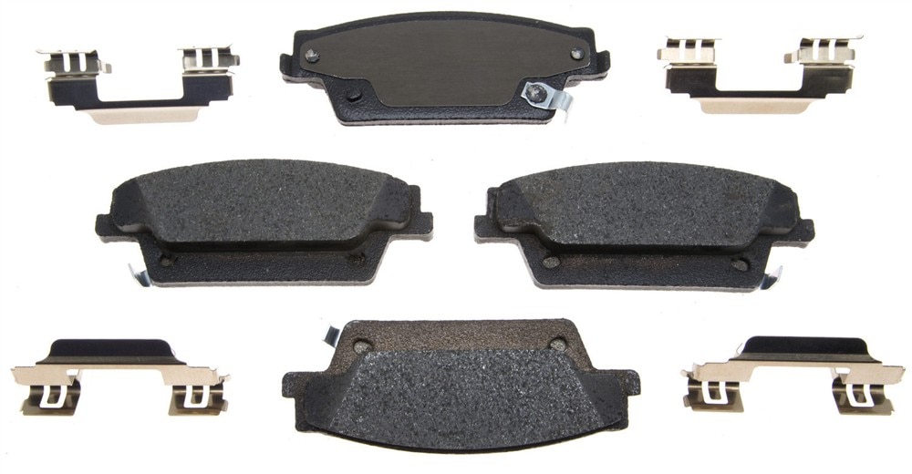 ACDelco Silver Semi-Metallic Rear Disc Brake Pad Set