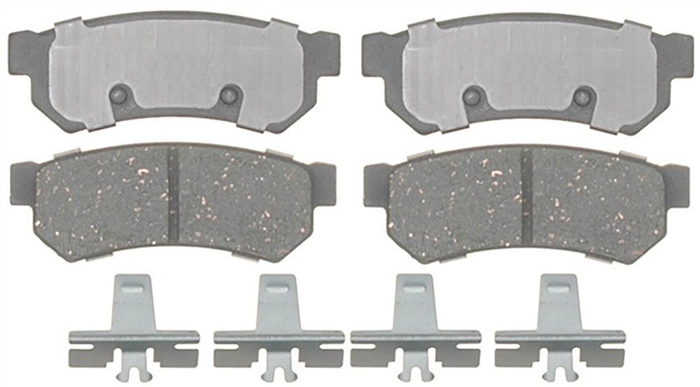 ACDelco Silver Ceramic Rear Disc Brake Pad Set