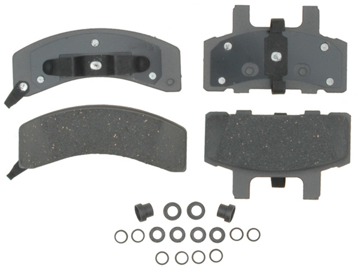 ACDelco Silver Ceramic Front Disc Brake Pad Set with Hardware