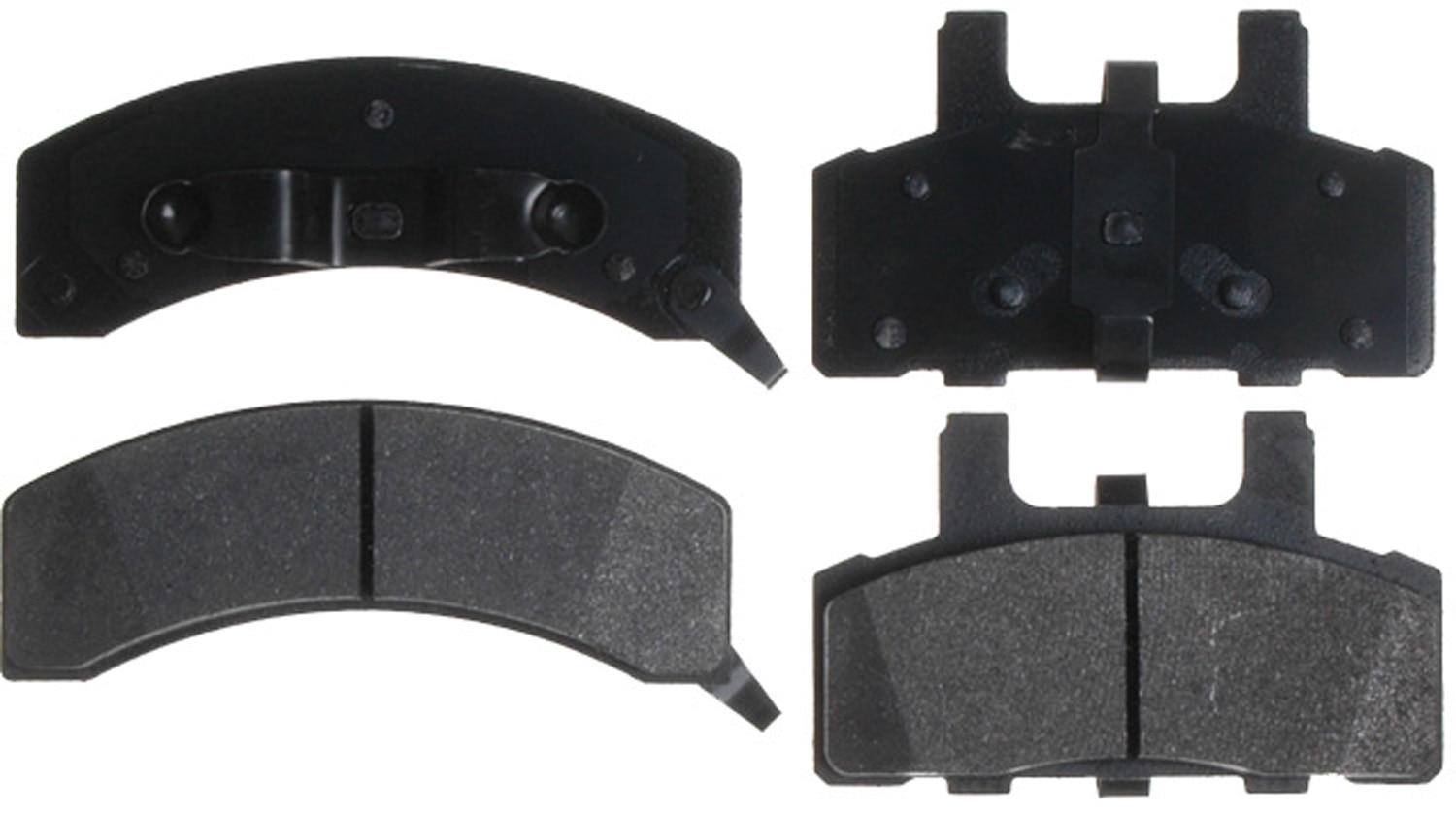 ACDelco Silver Semi-Metallic Front Disc Brake Pad Set