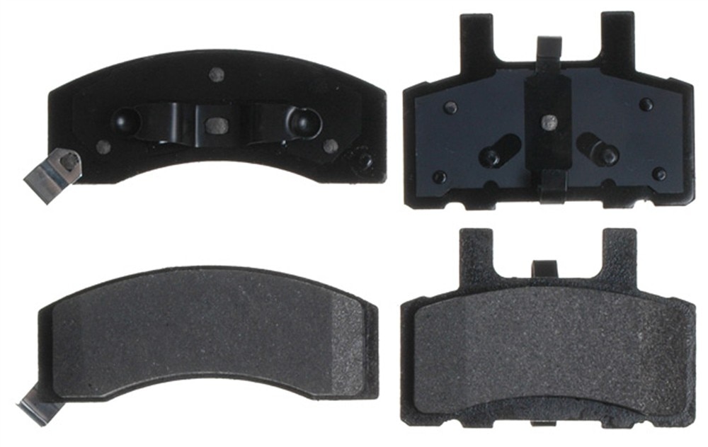 ACDelco Silver Semi-Metallic Front Disc Brake Pad Set with Hardware