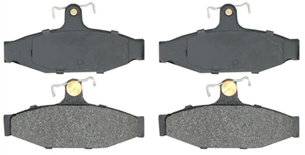 ACDelco Silver Semi-Metallic Rear Disc Brake Pad Set with Hardware