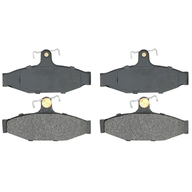 ACDelco Silver Semi-Metallic Rear Disc Brake Pad Set with Hardware