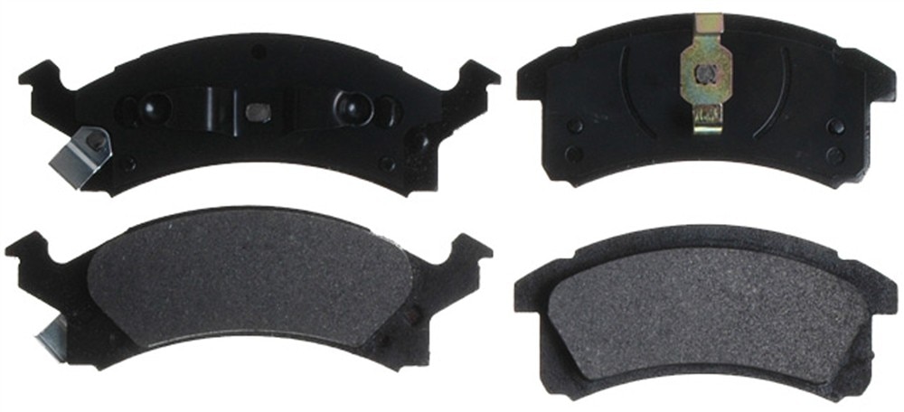ACDelco Silver Semi-Metallic Front Disc Brake Pad Set with Wear Sensor