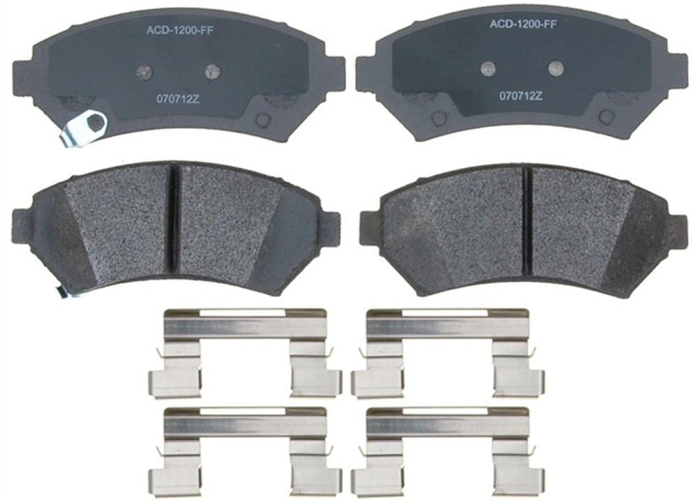 ACDelco Silver Semi-Metallic Front Disc Brake Pad Set