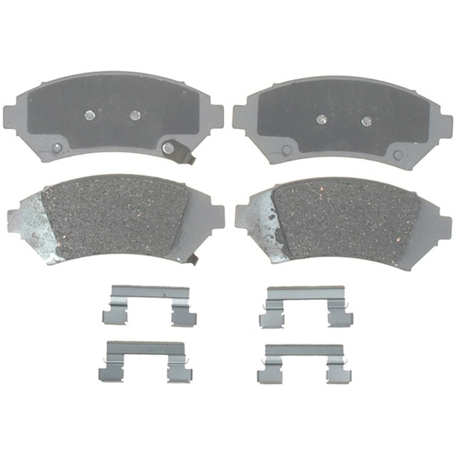 ACDelco Advantage Ceramic Front Disc Brake Pad Set with Hardware