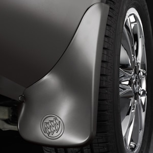 Rear Molded Splash Guards in Iridium Metallic