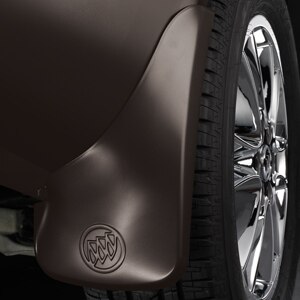 Rear Molded Splash Guards in Mocha Bronze