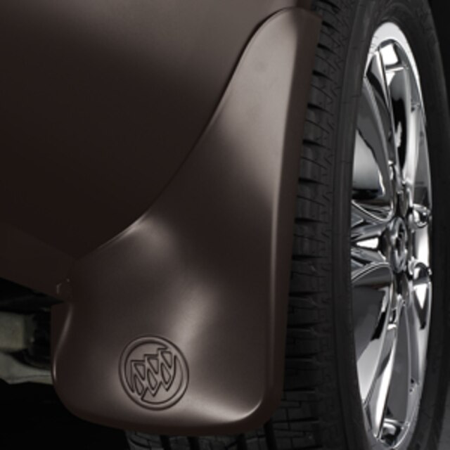 Rear Molded Splash Guards in Mocha Bronze
