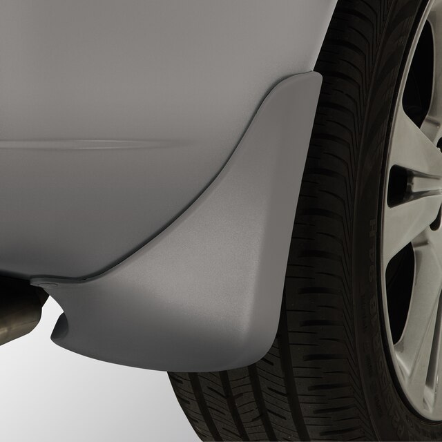 Rear Molded Splash Guards in Satin Nickel