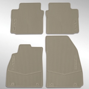 Front and Rear All-Weather Floor Mats in Dark Urban with XTS Logo
