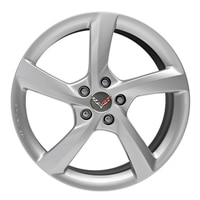19- and 20-Inch Forged Aluminum 5-Spoke Wheel Package in Silver