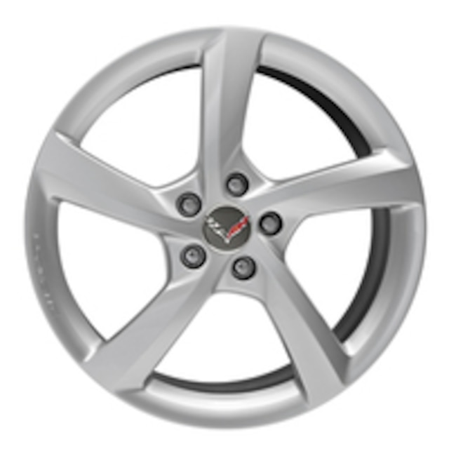 19- and 20-Inch Forged Aluminum 5-Spoke Wheel Package in Silver
