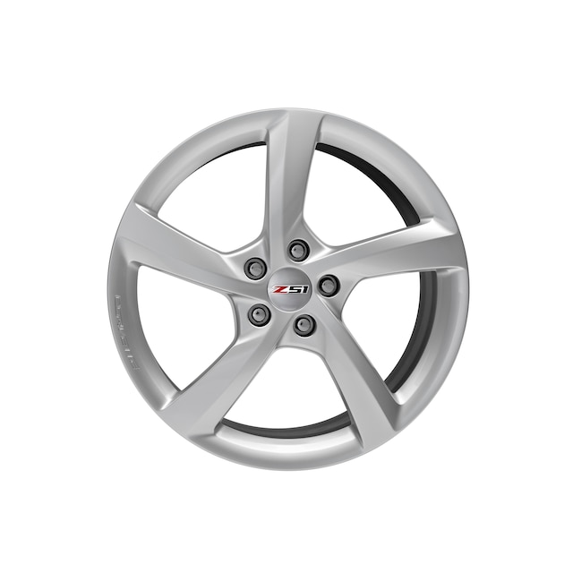 20x10-Inch Aluminum 5-Spoke Rear Wheel in Silver