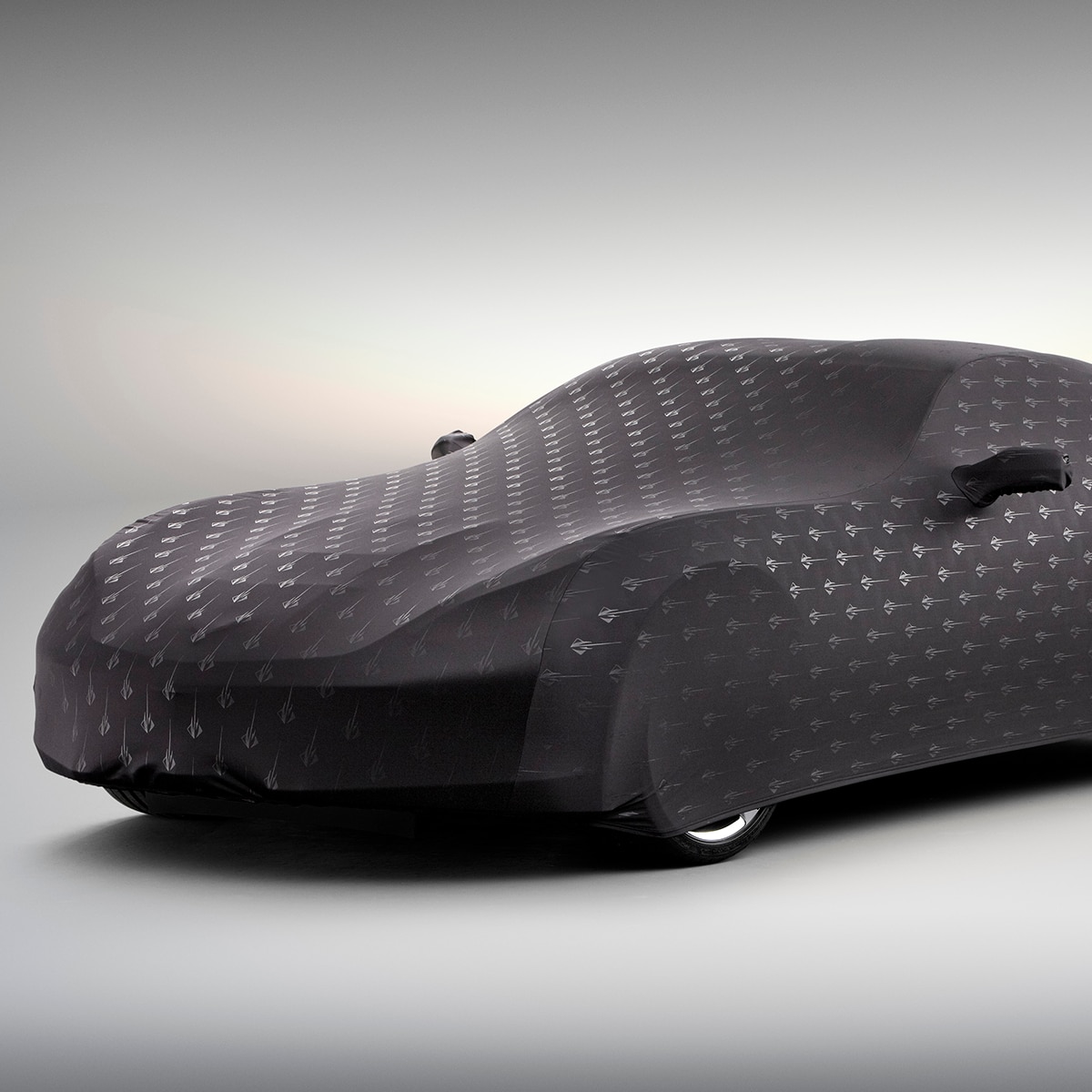 Premium Indoor Car Cover in Black with Embossed Stingray Logos