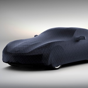 Premium Indoor Car Cover in Blue with Embossed Z06 Logos