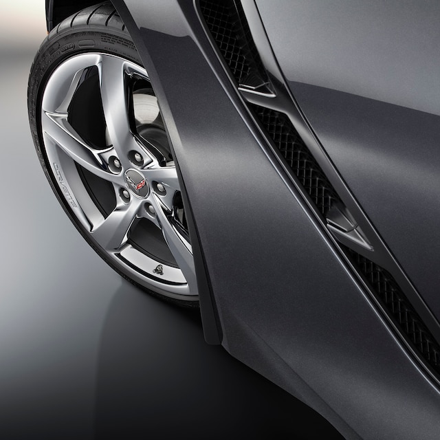 Front Splash Guards in Black