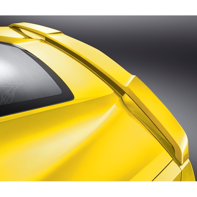 High Wing Spoiler Kit in Corvette Racing Yellow Tintcoat