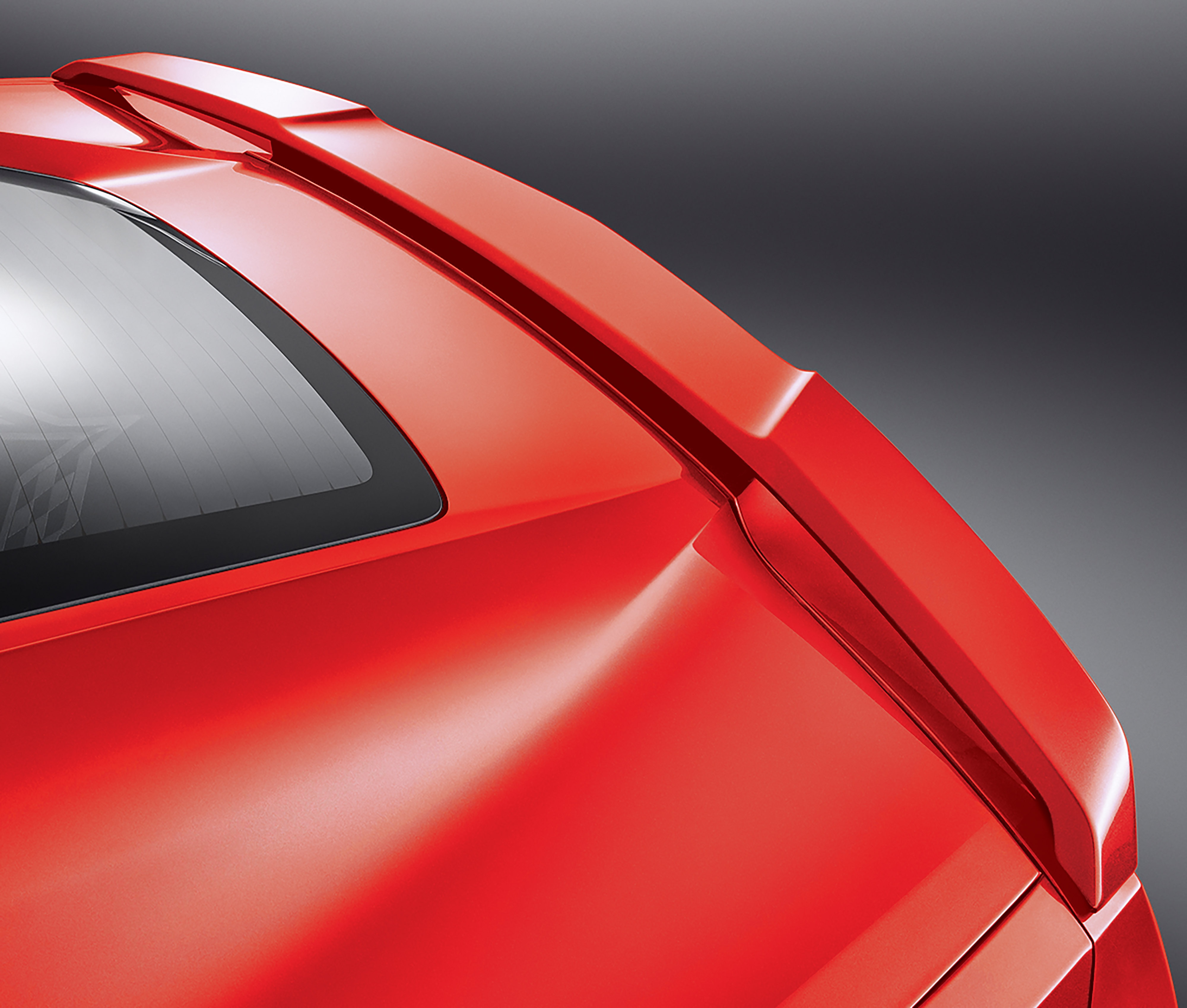 High Wing Spoiler Kit in Torch Red