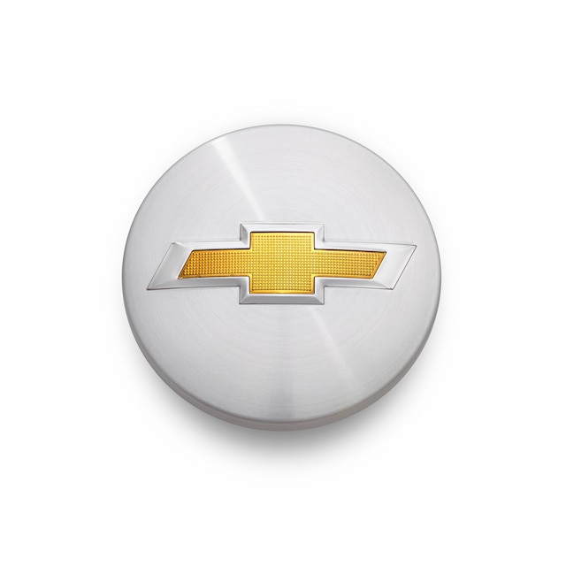 Center Cap in Brushed Aluminum with Bowtie Logo