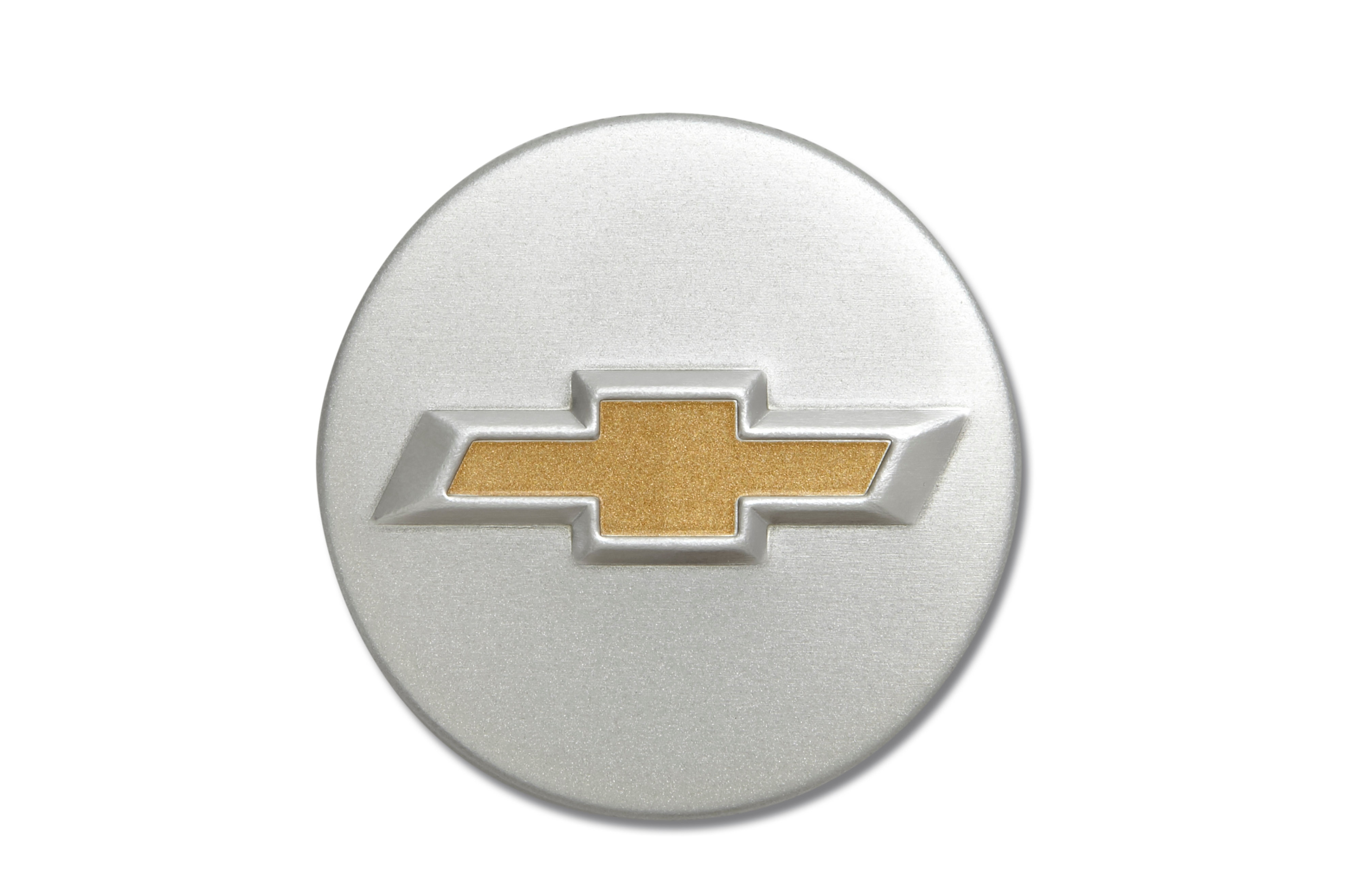 Center Cap in Brushed Aluminum with Bowtie Logo