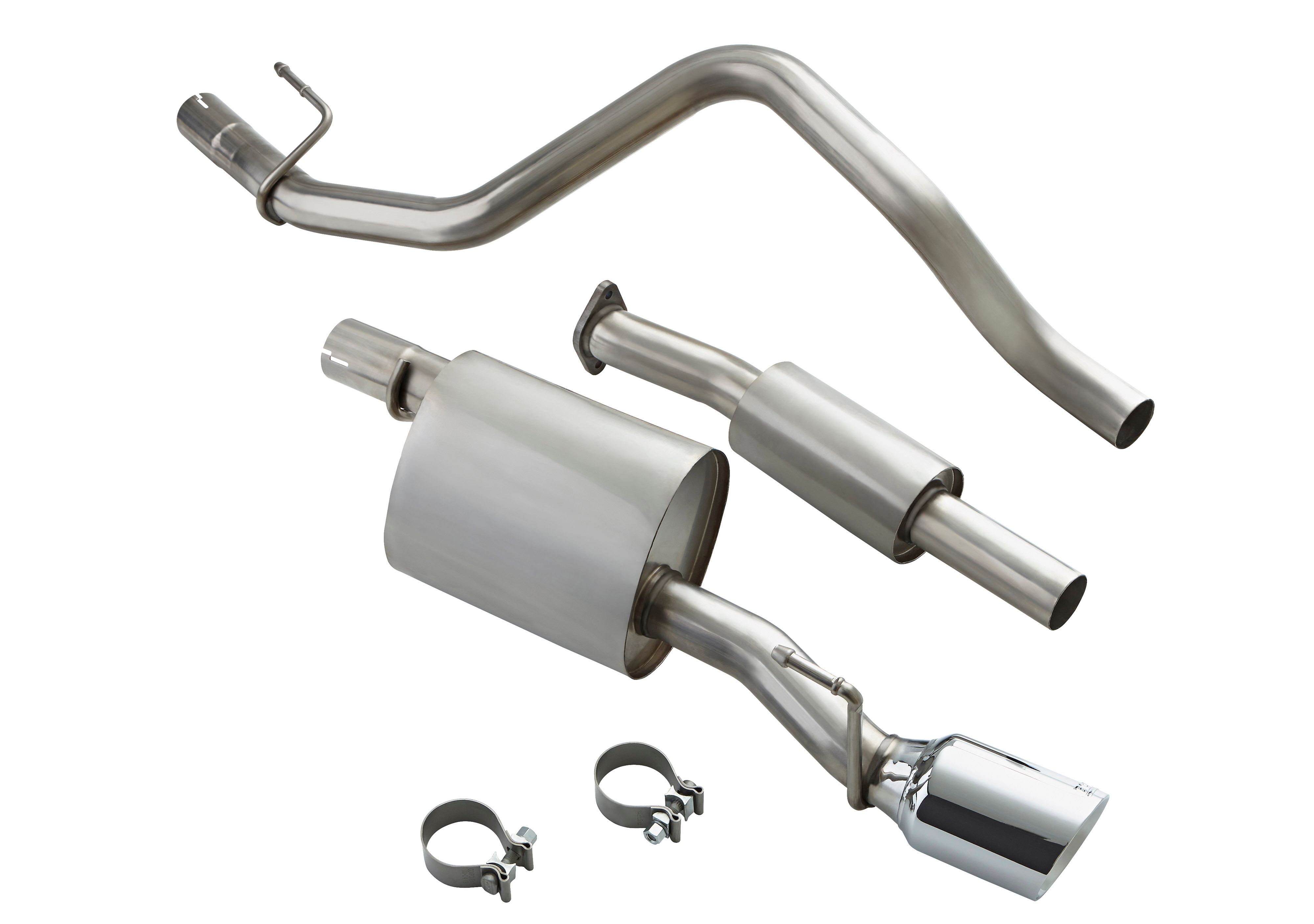 1.4L Cat-Back Single Exit Exhaust Upgrade System with Polished Tip