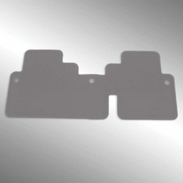 Second-Row One-Piece Carpeted Floor Mat in Titanium for Models with Second-Row Bench Seat