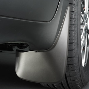 Front Molded Splash Guards in Ebony Twilight Metallic