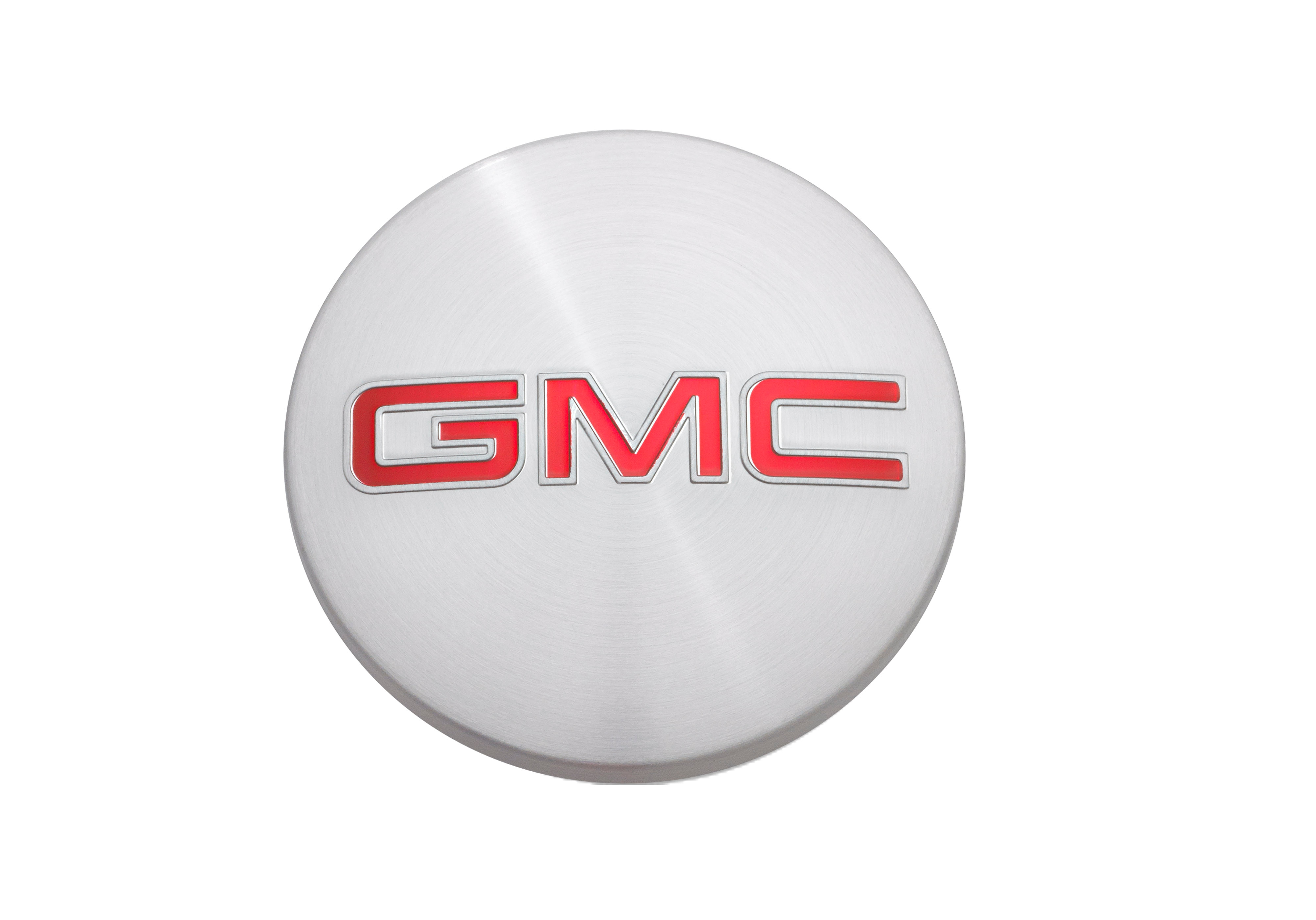 Center Cap in Brushed Aluminum with GMC Logo