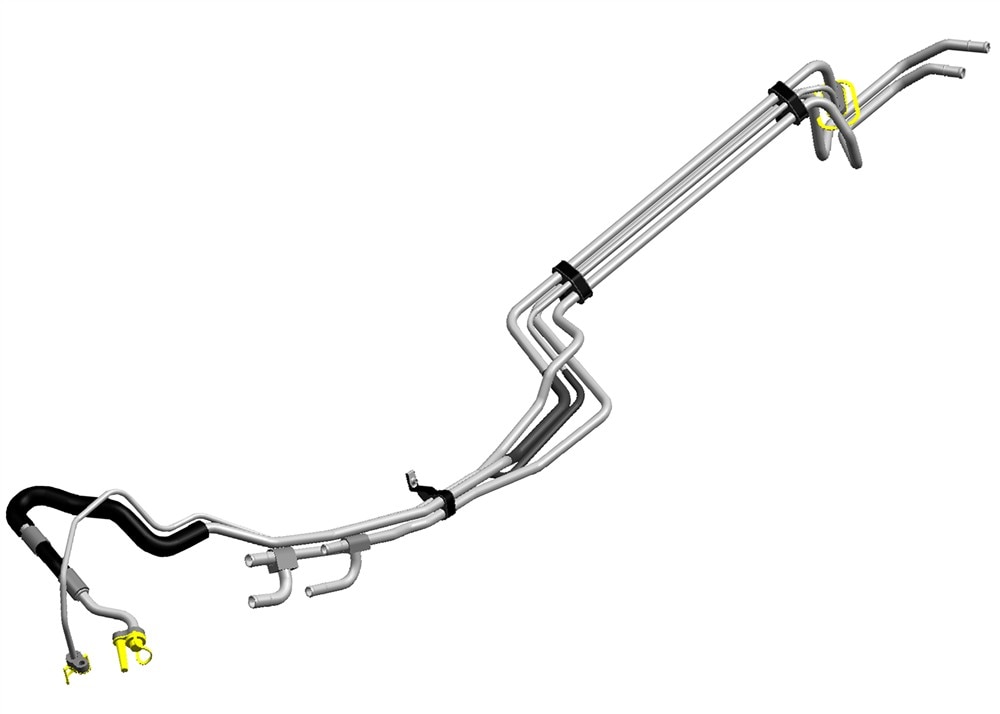 GM Genuine Parts Auxiliary Air Conditioning Evaporator Rear Outlet Hose