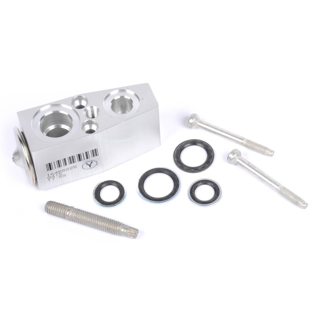 GM Genuine Parts Air Conditioning Thermal Expansion Valve Kit with Valve Seals, Valve, Stud, and Bolts