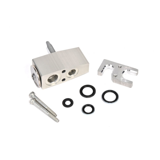 GM Genuine Parts Air Conditioning Thermal Expansion Valve Kit with Seals, Valve, Stud, Plate, and Bolts