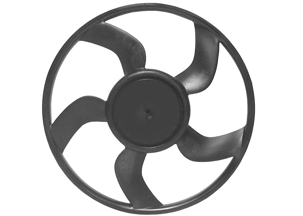 GM Genuine Parts 5 Blade Passenger Side Engine Cooling Fan Blade Kit with Clip