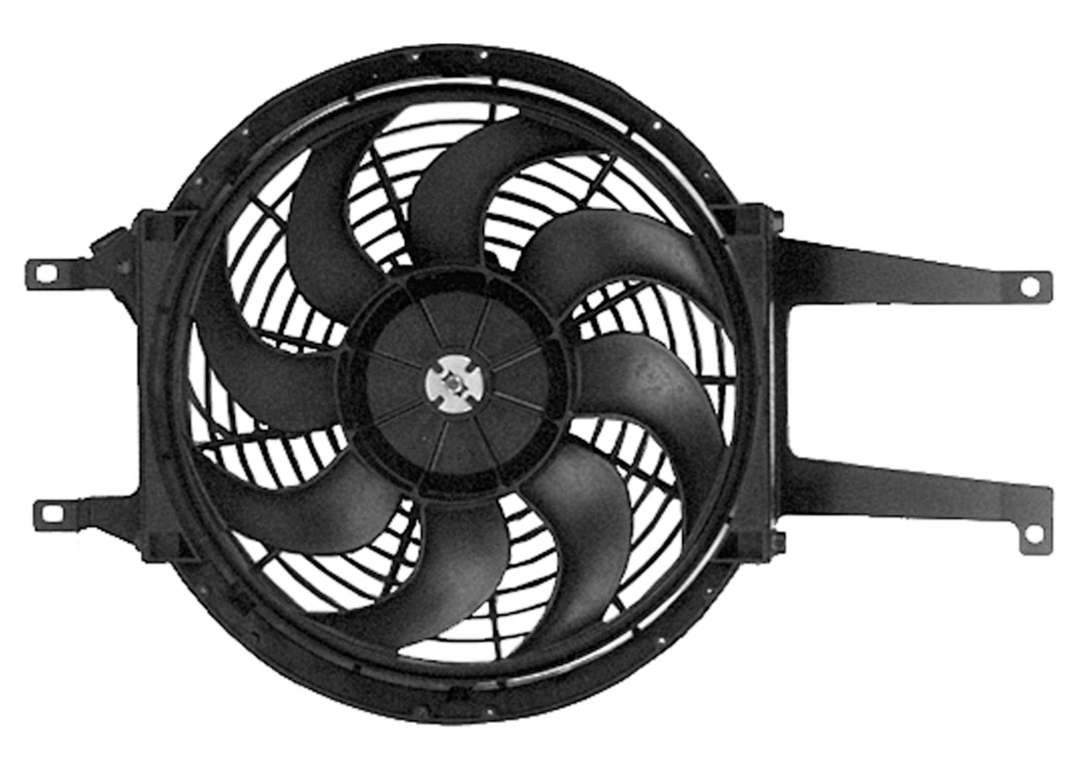 GM Genuine Parts Auxiliary Engine Cooling Fan Assembly