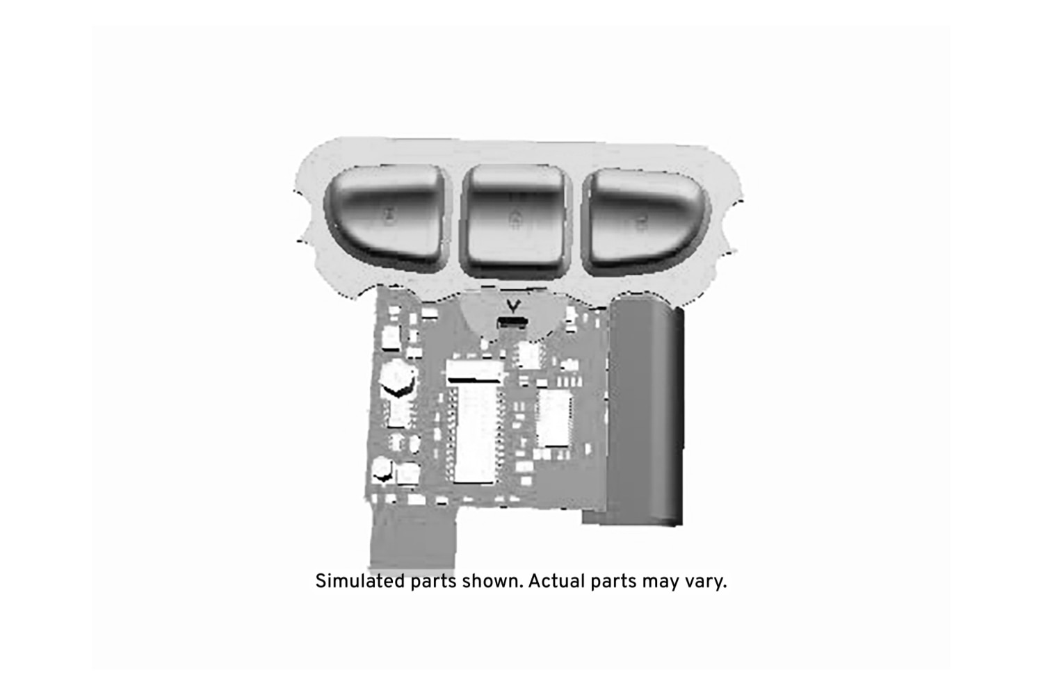 GM Genuine Parts Garage Door Opener Transmitter