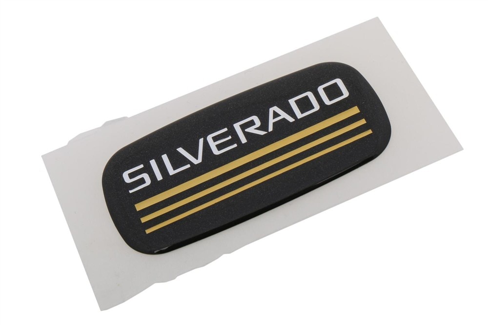GM Genuine Parts Body Side Silverado Name Plate