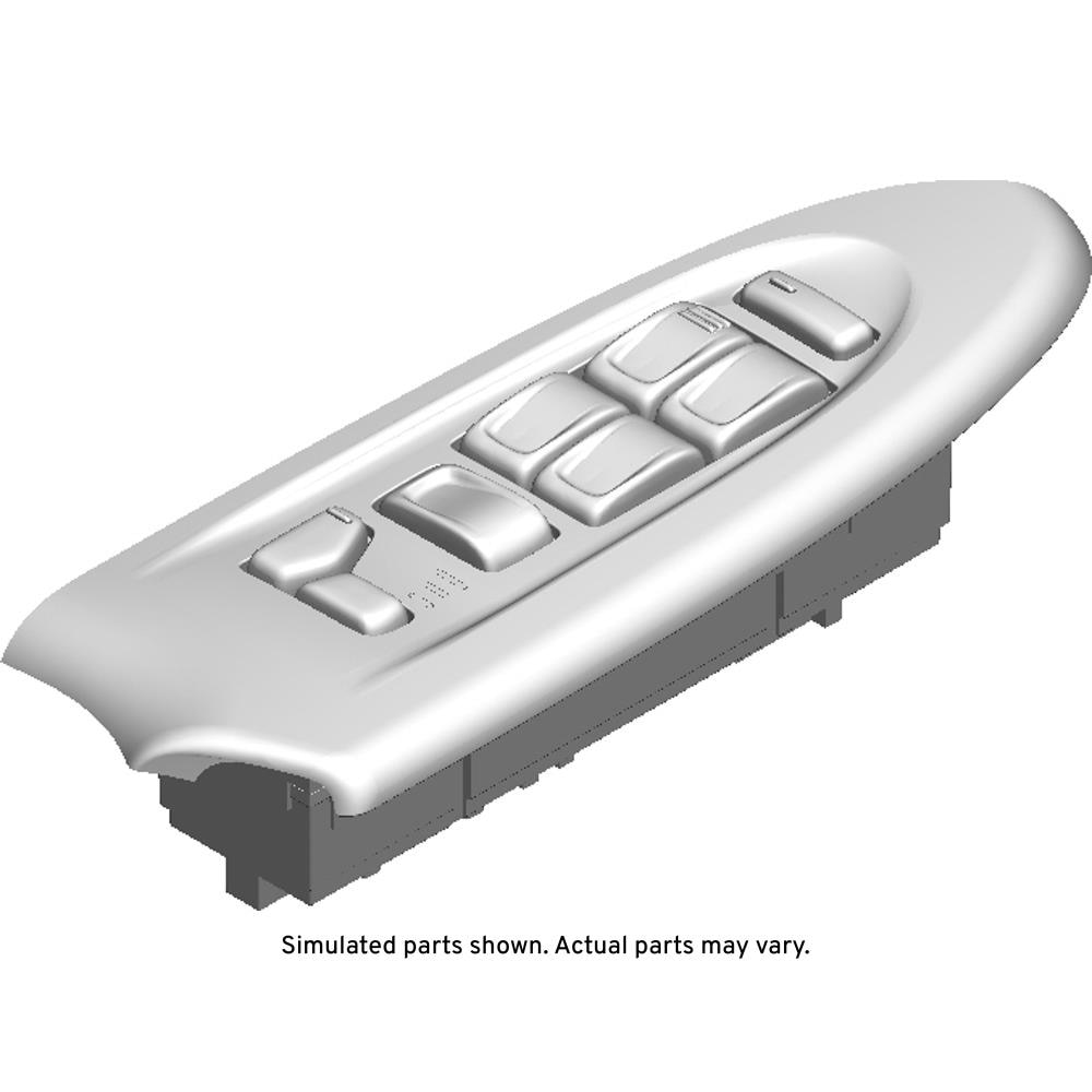 GM Genuine Parts Medium Dark Oak Driver Side Door Lock and Side Window Switch