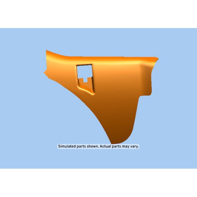 GM Genuine Parts Ebony Driver Side Body Side Front Trim Panel