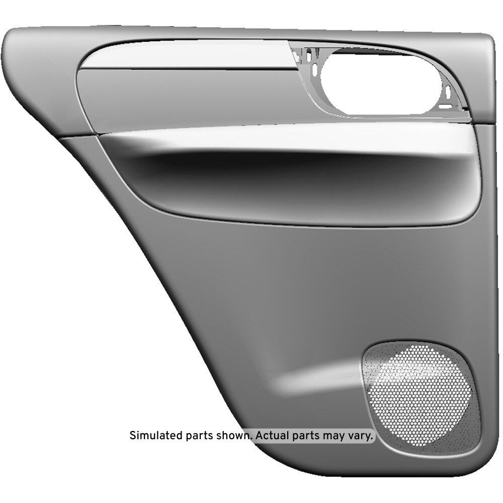GM Genuine Parts Dark Gray Rear Driver Side Door Trim Panel