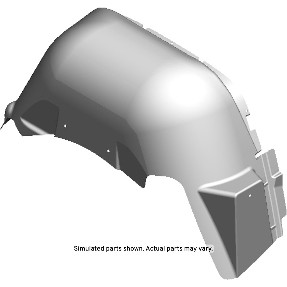 GM Genuine Parts Passenger Side Rear Wheelhouse Panel Sight Shield
